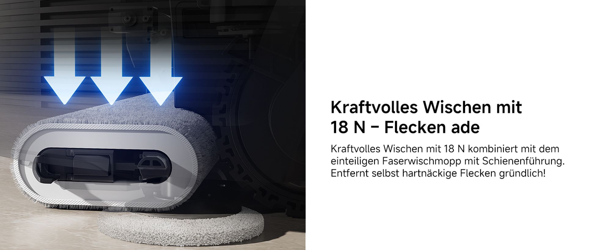 MOVA Z50 Ultra Saugroboter mit Wischfunktion, 19.000 Pa, HydroSync streifenfreies Wischen, 36 °C Selbstreinigung, Mehrfach-Schmutzerkennung, Schwarz