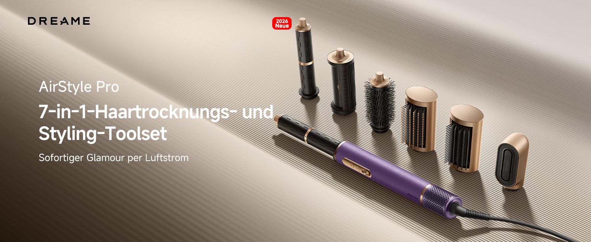 Dreame Airstyle Pro Haar-Styling-Set purple