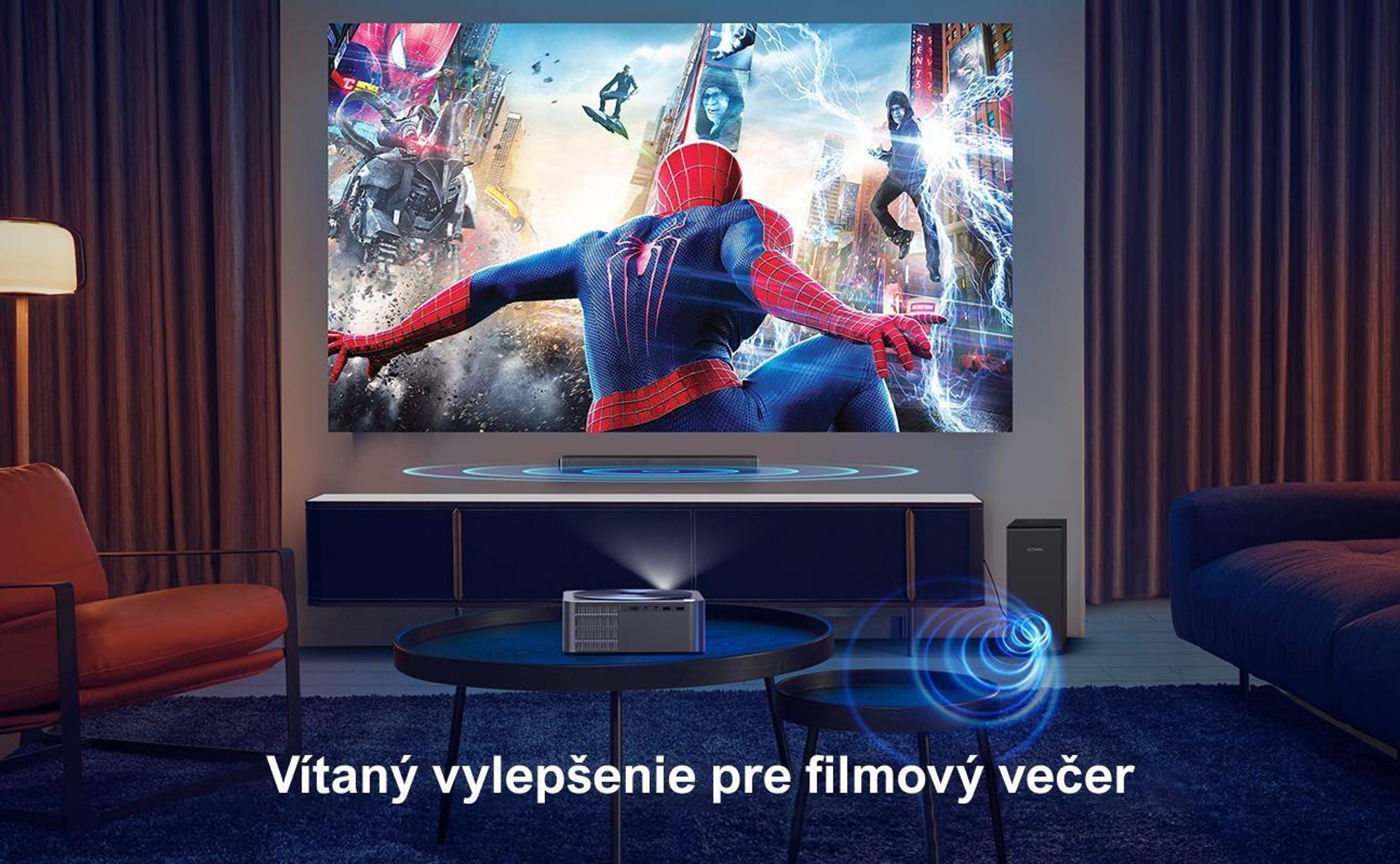 Soundbar ULTIMEA 5,25'' woofer, BASSMAX, tenký 3,8 cm dizajn, Nova S40