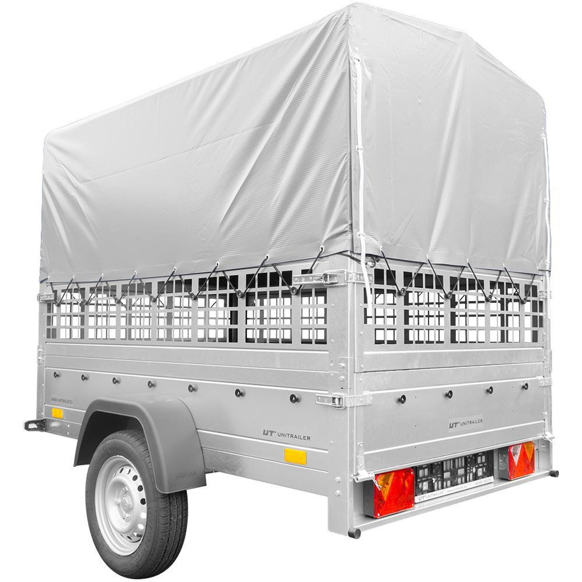 Anhänger Führerschein B Garden Trailer 200 KIPP 200x106 cm 750 kg mit Laubgitteraufsatz