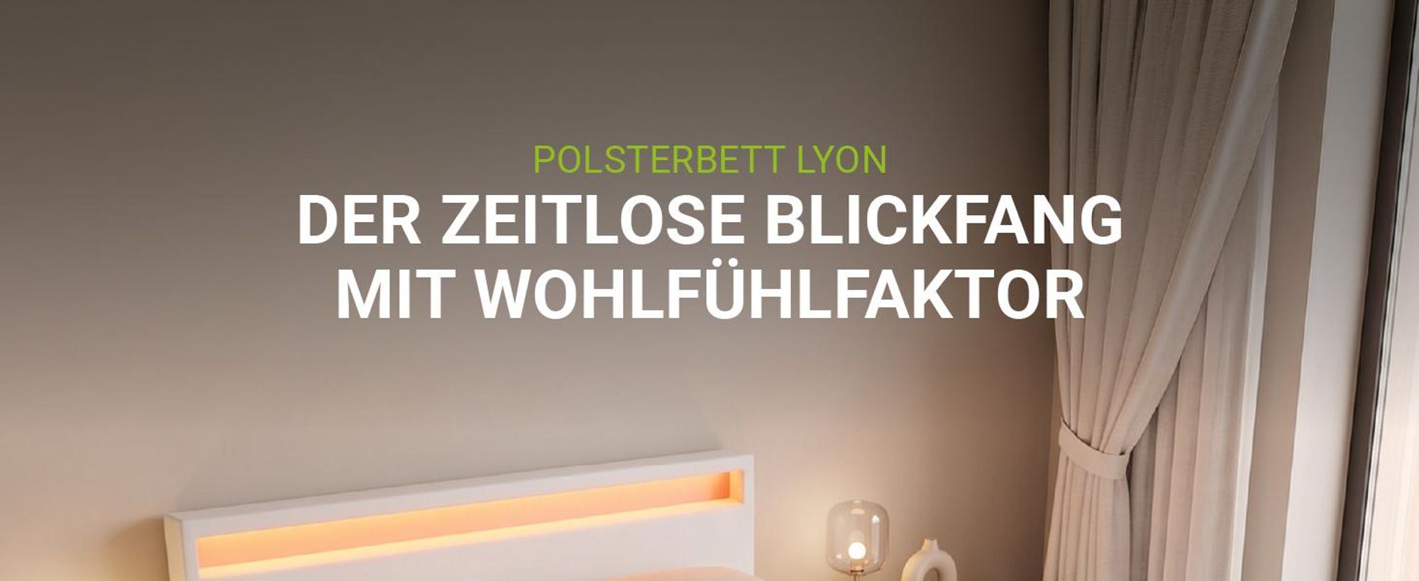 Juskys Polsterbett Lyon 140 x 200 cm weiß – Bettgestell mit Lattenrost, Bettkasten & LED Beleuchtung – Kunstleder & Holz – Bett Jugendbett