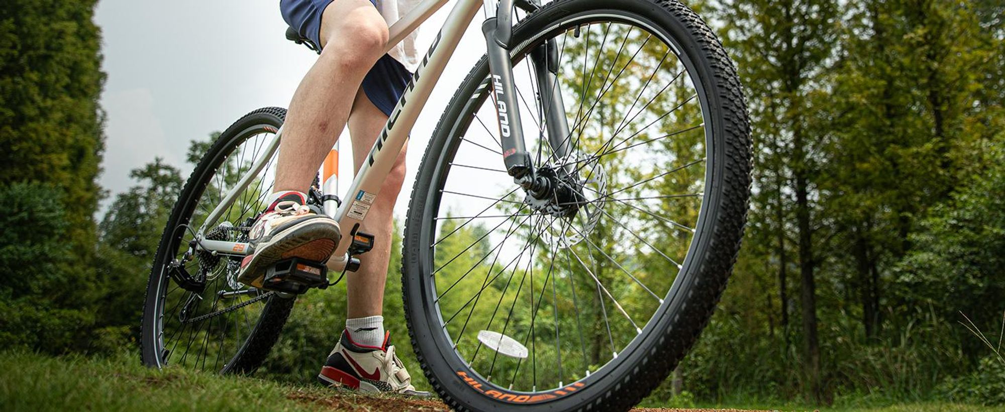 HILAND H200 Mountainbike 29 inch, Hardtail met aluminium frame, 21 versnellingen en schijfremmen, voor volwassenen
