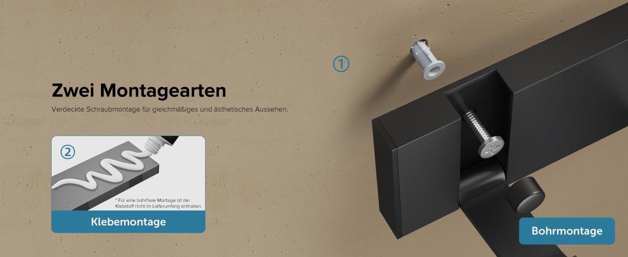 doporro Garderobenhaken Wand Moderne Wandgarderoben aus Aluminium Garderobenleiste klappbar kleiderhaken mit 6 Beweglichen Haken Wandhaken Schwarz