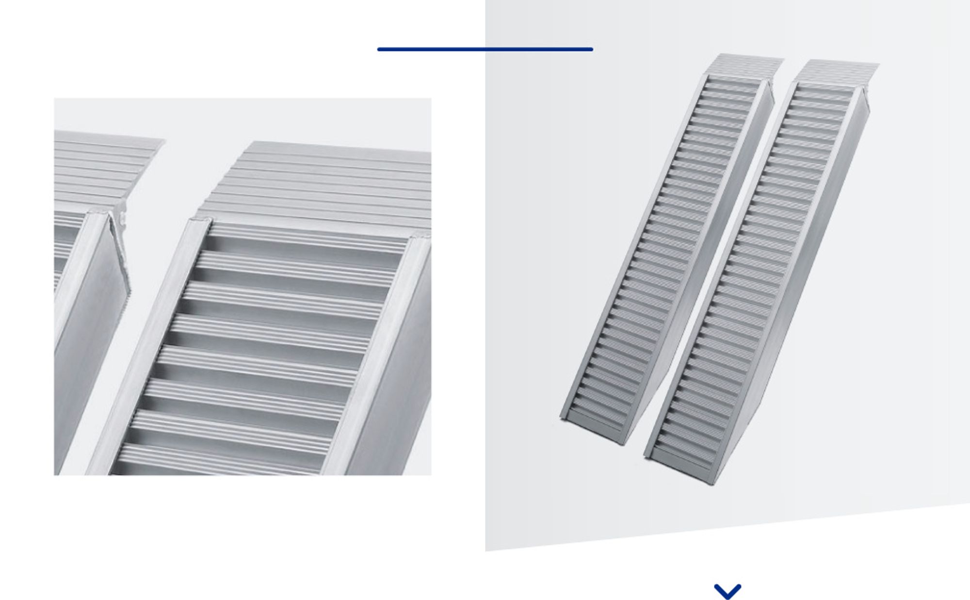 2x Auffahrrampen Aus Aluminium 163cm - Bis 360kg Für Motorrad & Quad | Rutschsicher