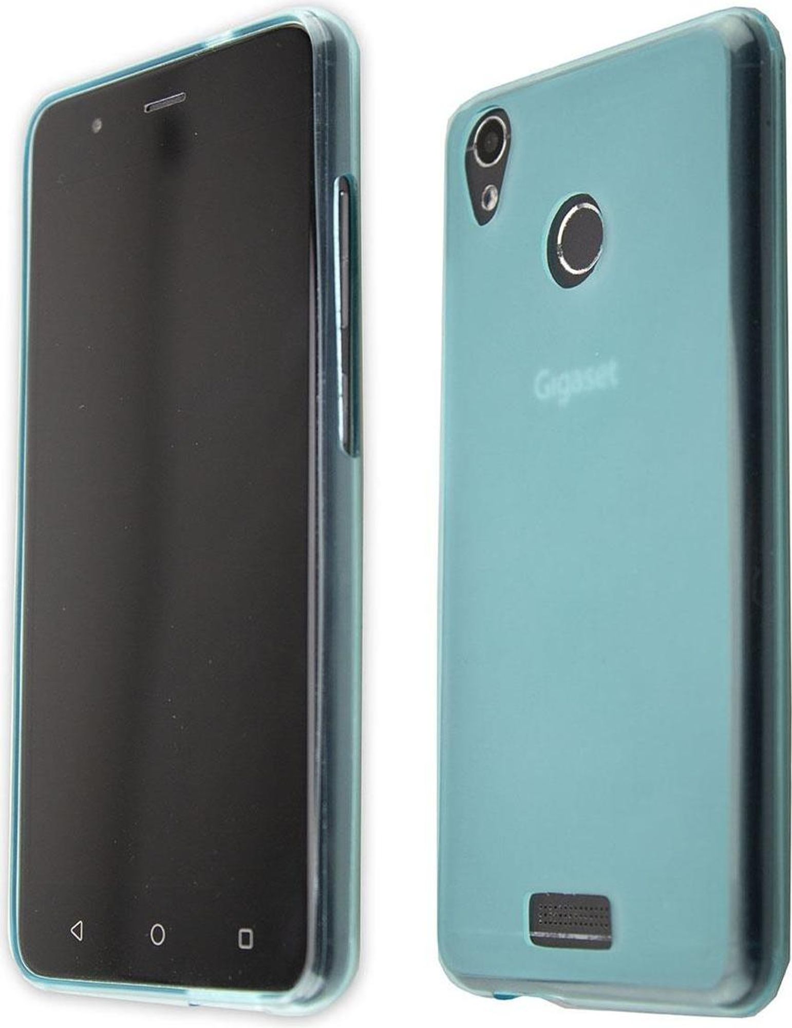 caseroxx Schutz-Hülle TPU-Hülle kompatibel mit Gigaset GS270 / GS270 Plus, Gummi Handy Tasche blau  Bild 3