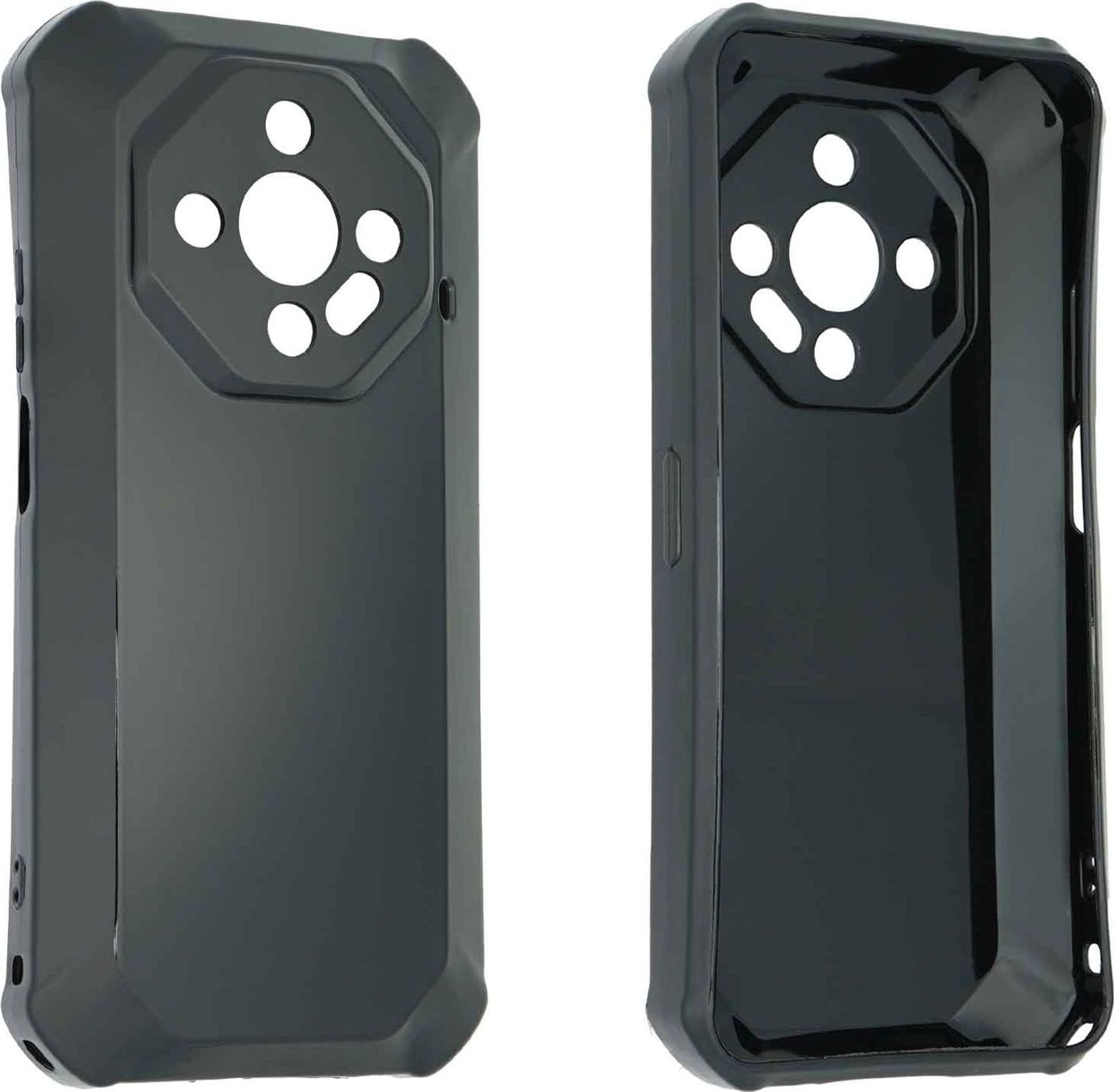 caseroxx Schutz-Hülle TPU-Hülle kompatibel mit Ulefone Armor X16 Pro, Gummi Handy Tasche schwarz Bild 1