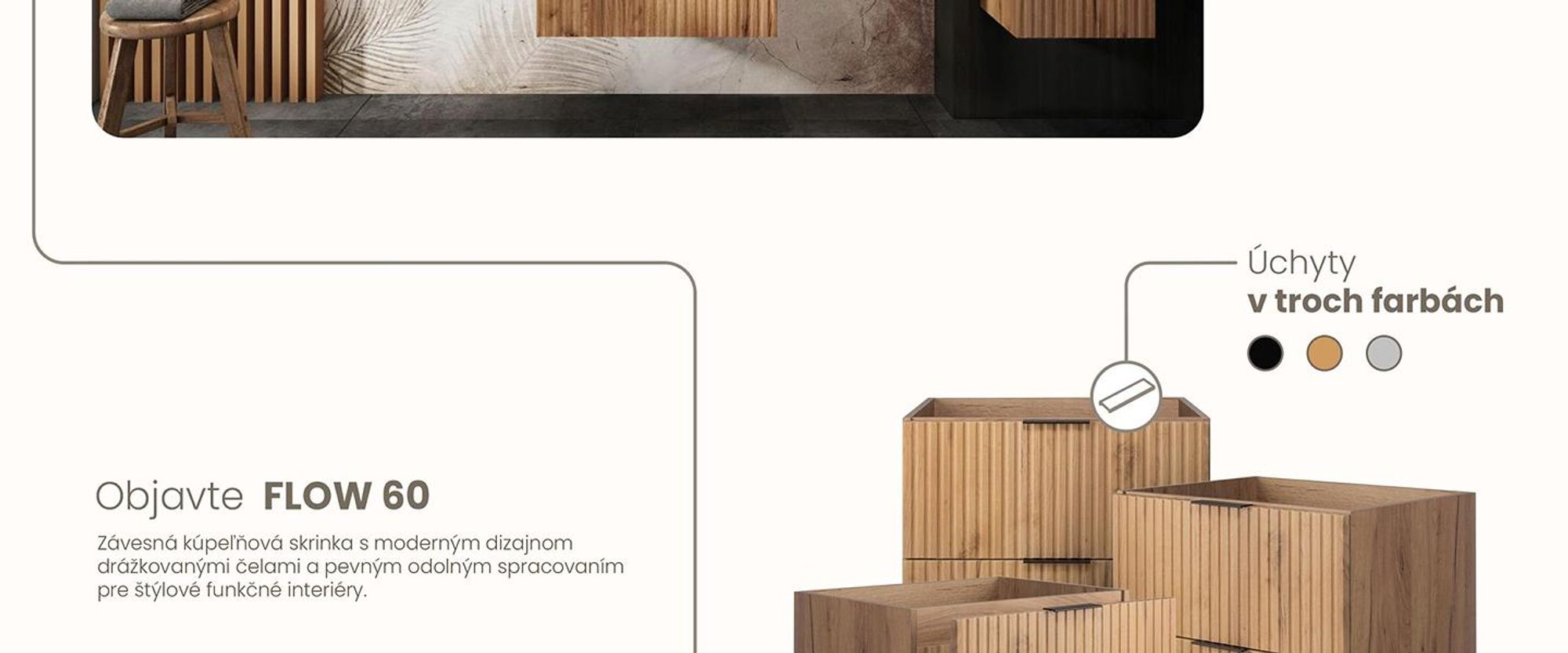 RODAN, moderná skrinka pod umývadlo, skrinka do kúpeľne, kúpeľňový nábytok, kúpeľňová skrinka