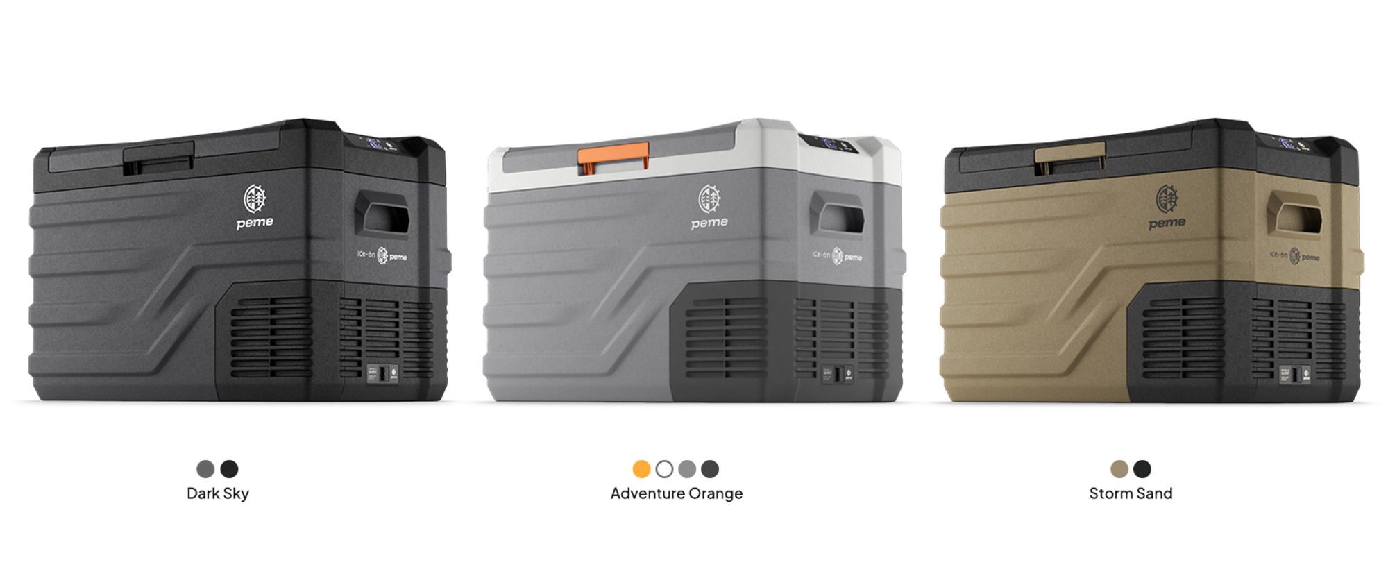 PEME Quest 40 Kompressor Kühlbox 35L Sand Storm Autokühlschrank Elektrische Gefrierbox LKW Auto Camping Kühlschrank App Outdoor -20°C outdoor