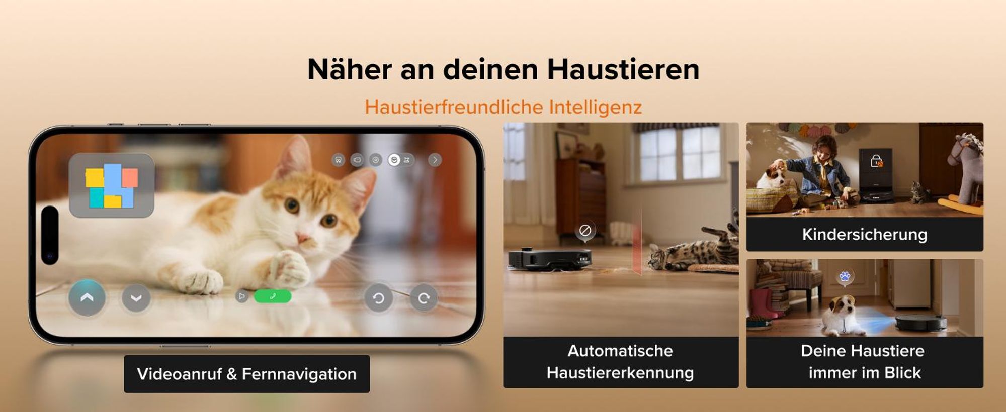 Roborock Qrevo Edge 2 Staubsauger Roboter, 25.000 Pa Saugroboter mit Wischfunktion Wischmopp-Hebefunktion, 80 °C Moppwäsche mit heißem Wasser, Schwarz