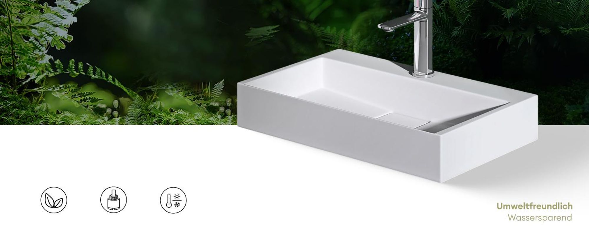 Mai & Mai Armatur Bad Wasserhahn Badezimmer Waschtischarmatur Einhebelmischer Mischbatterie Bad aus Messing mit Wassersparfunktion Silber 1190