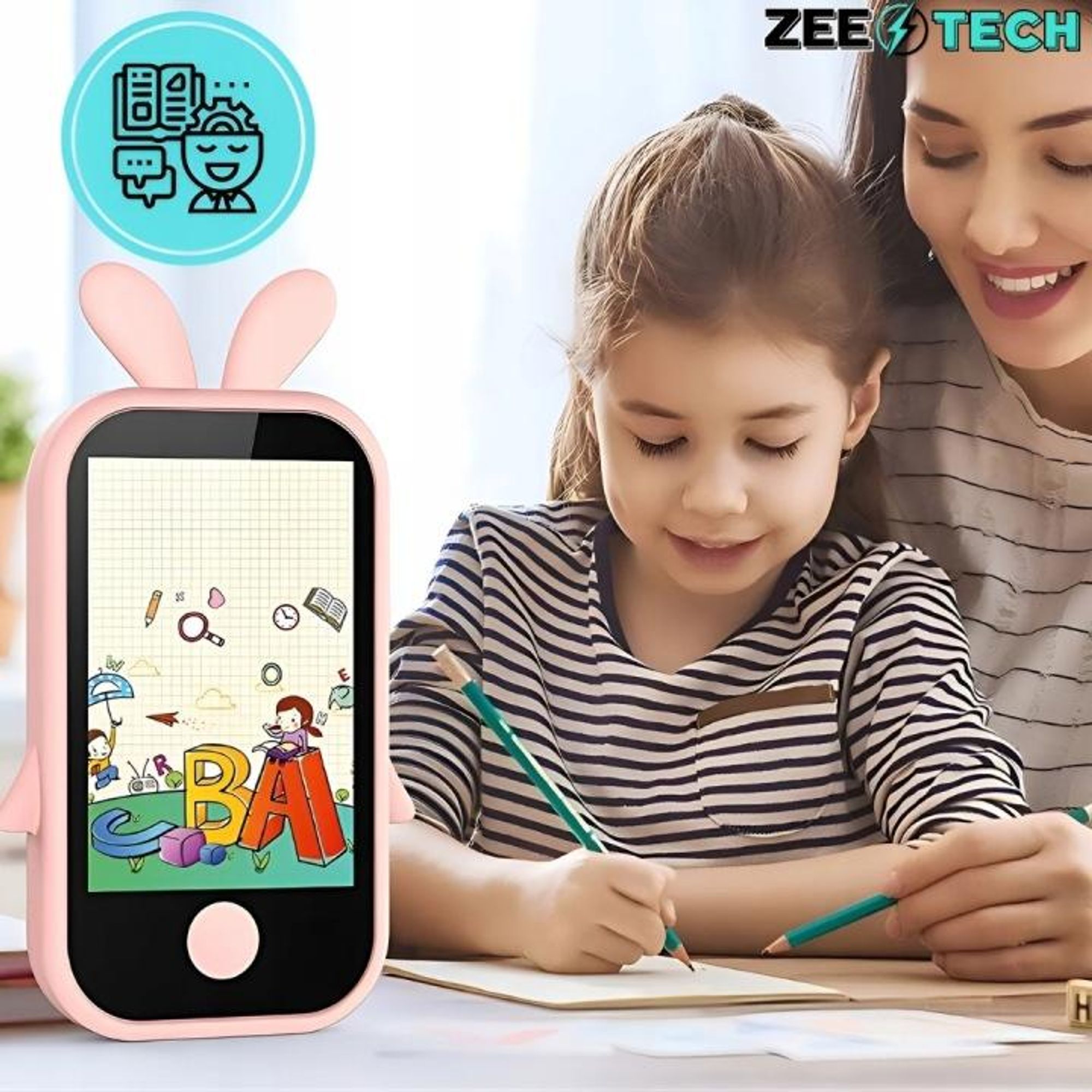 Telefon Für Kinder Spielzeug Digitale Kamera Lernkamera + Karte 32Gb