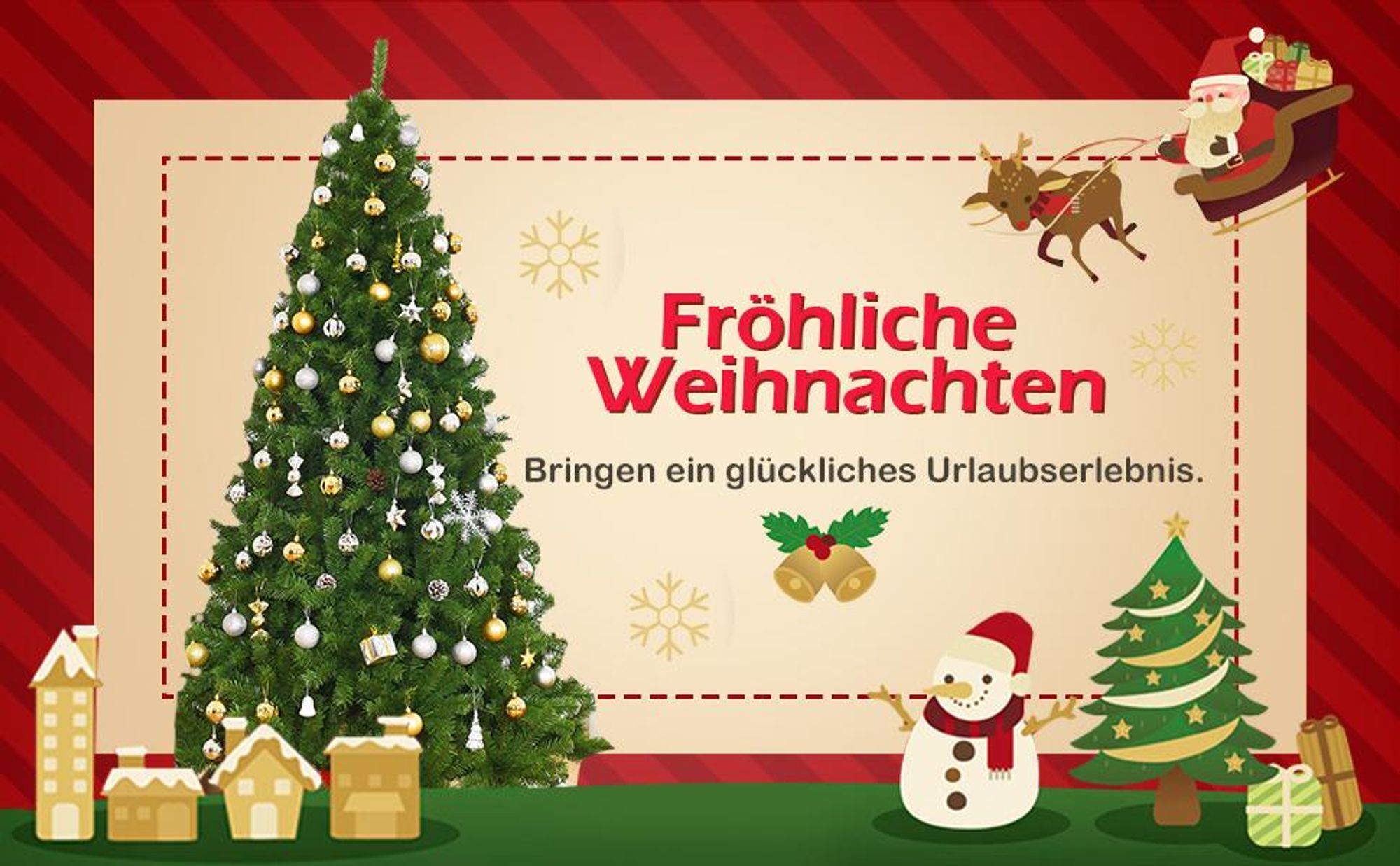 COSTWAY 225cm Künstlicher Weihnachtsbaum, Tannenbaum mit Klappsystem, Christbaum 1346 Spitzen PVC Nadeln, Kunstbaum Weihnachten Metallständer, grün
