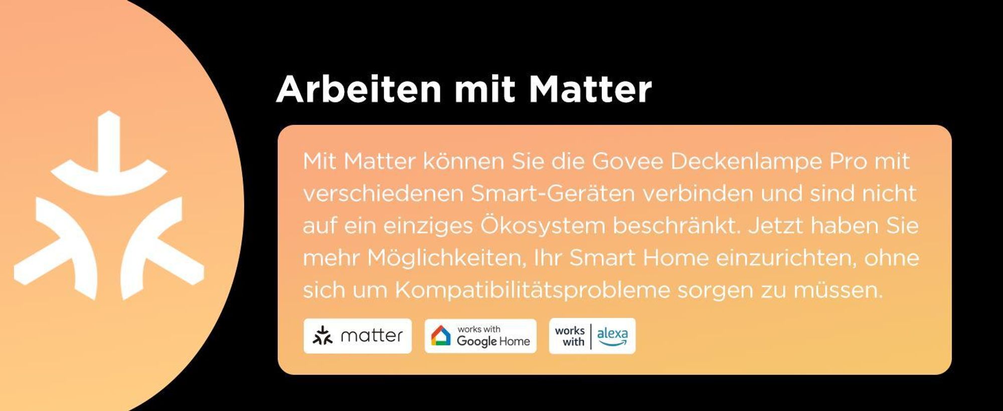 Govee Deckenlampe RGBIC, Smart LED Deckenleuchte 4300lm Kompatibel mit Matter, Alexa & Google Assistant, LED Lamp Dimmbar mit Hintergrundbeleuchtung