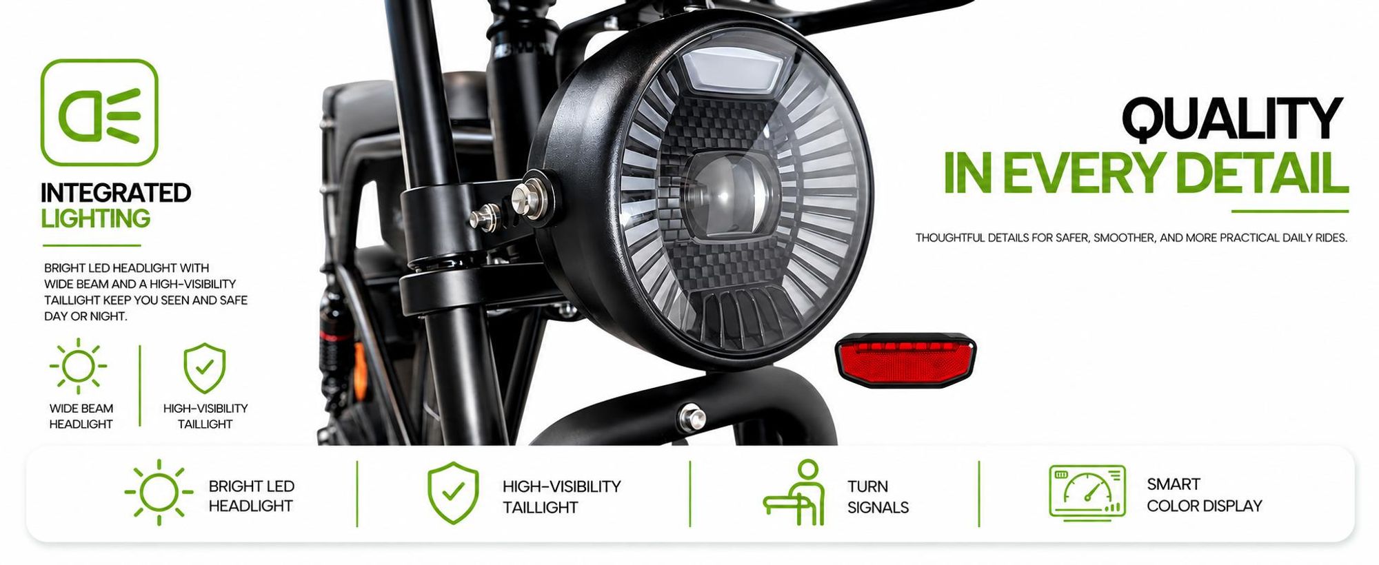 PIXAR M9 E-Bike 48V 17,5Ah Akku (100km), 250W Heckmotor, Shimano 7-Gang