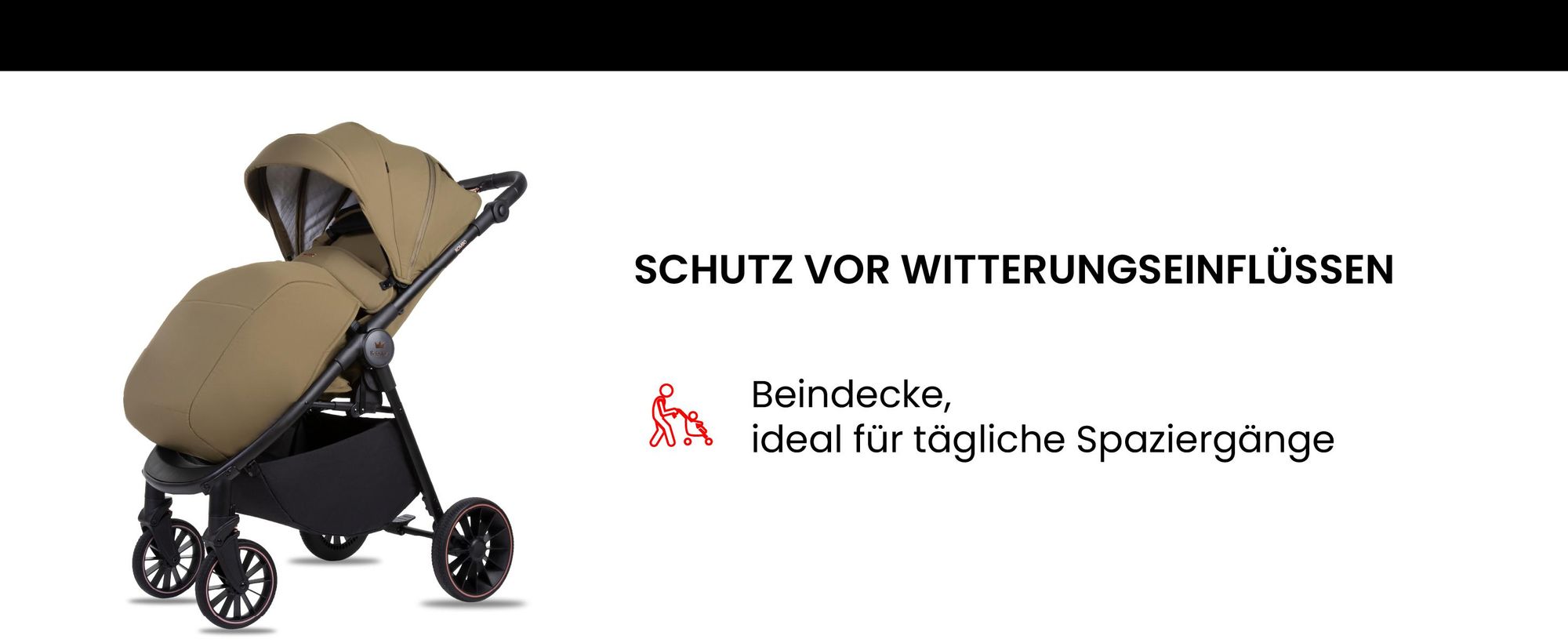BabyLux ROMBO Kinderwagen Leichte Kinderwagenabdeckung Stoßdämpfende Tasche