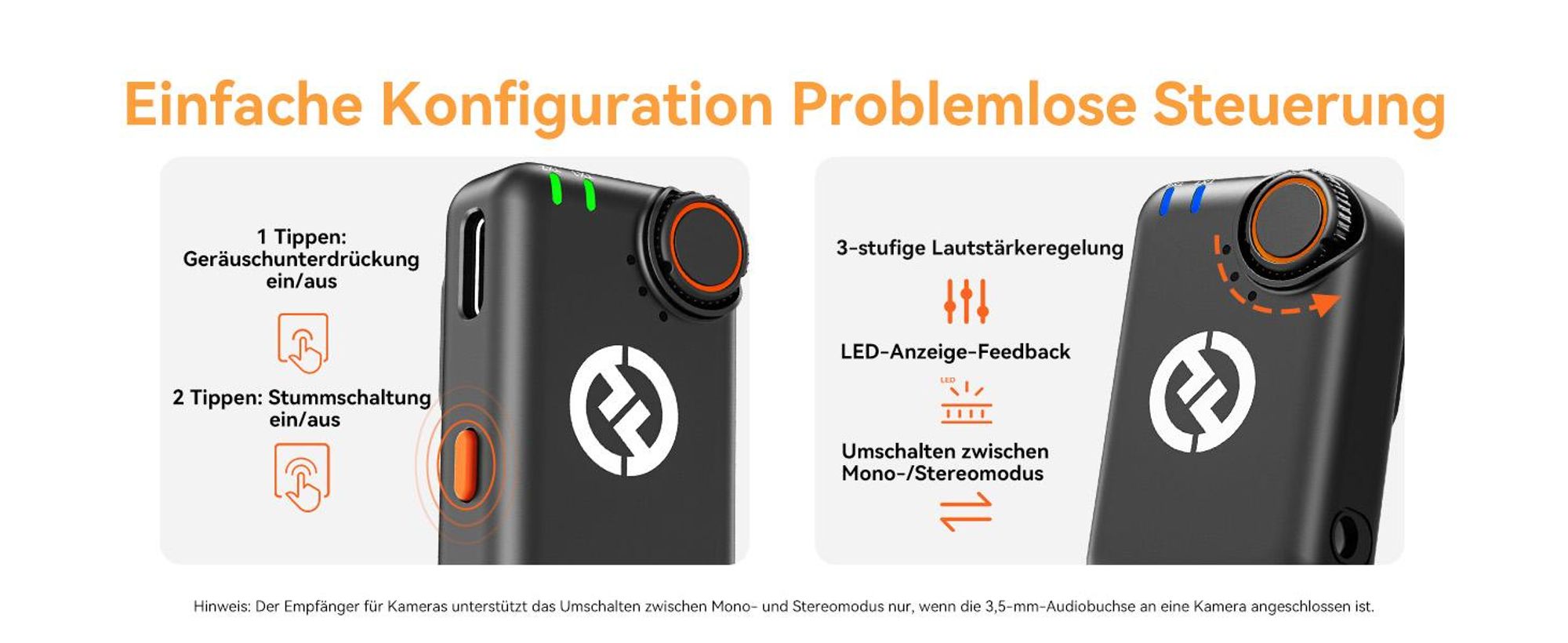 HOLLYLAND Lark M2S – Komplettset für Ansteckmikrofone