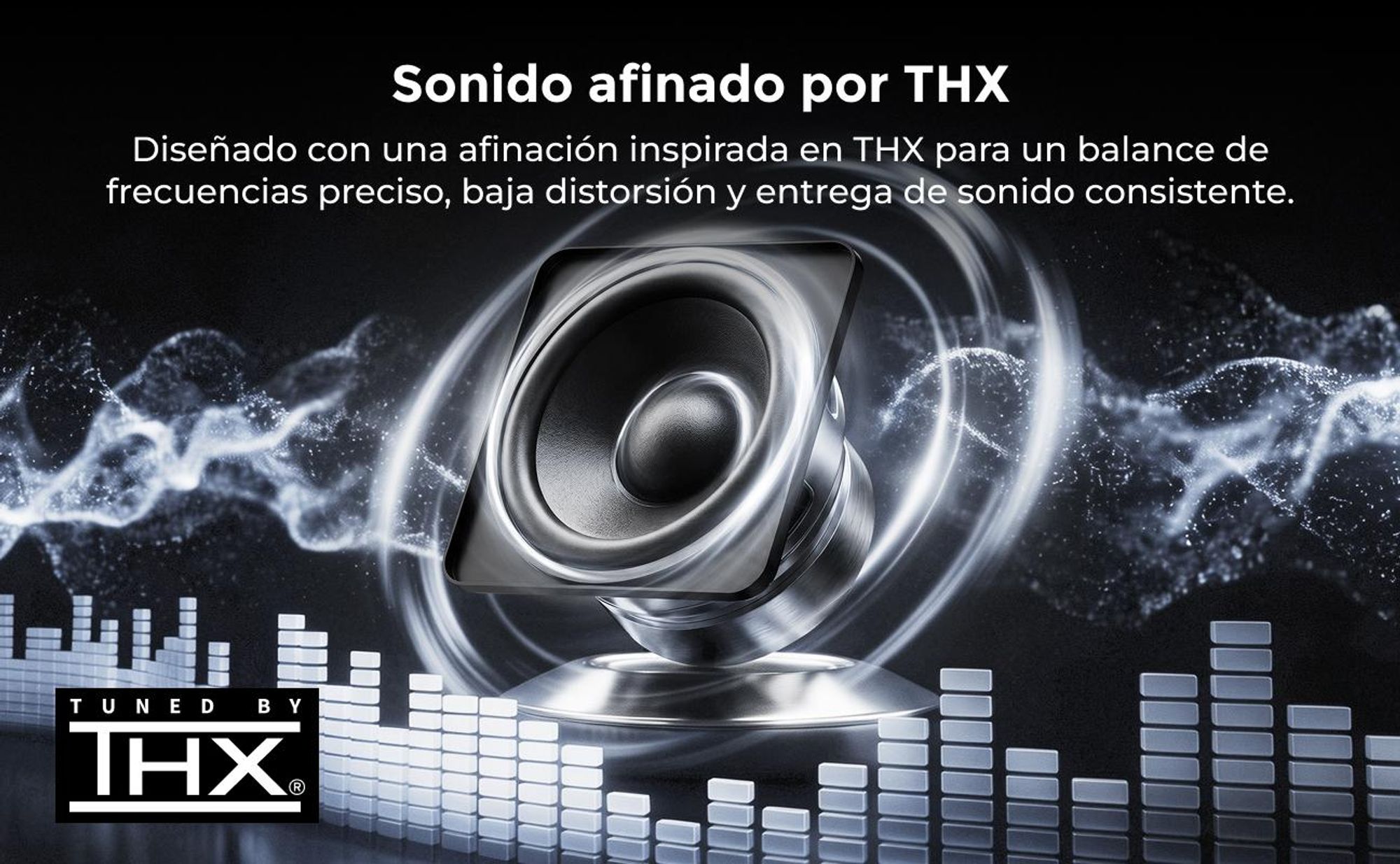 ULTIMEA Skywave X100 Dual 2000W 9.2.6ch Sistema de Sonido Envolvente Inalámbrico con Ajuste THX, Barra de Sonido con Dolby Atmos y DTS:X