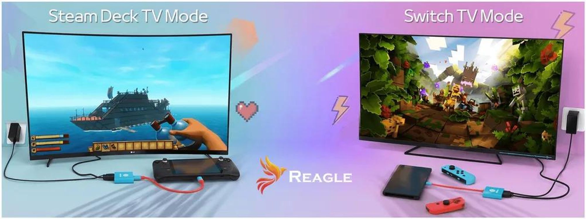 Reagle RY4C2 – kompakter USB-C-Adapter für Nintendo Switch 2 mit HDMI und PD