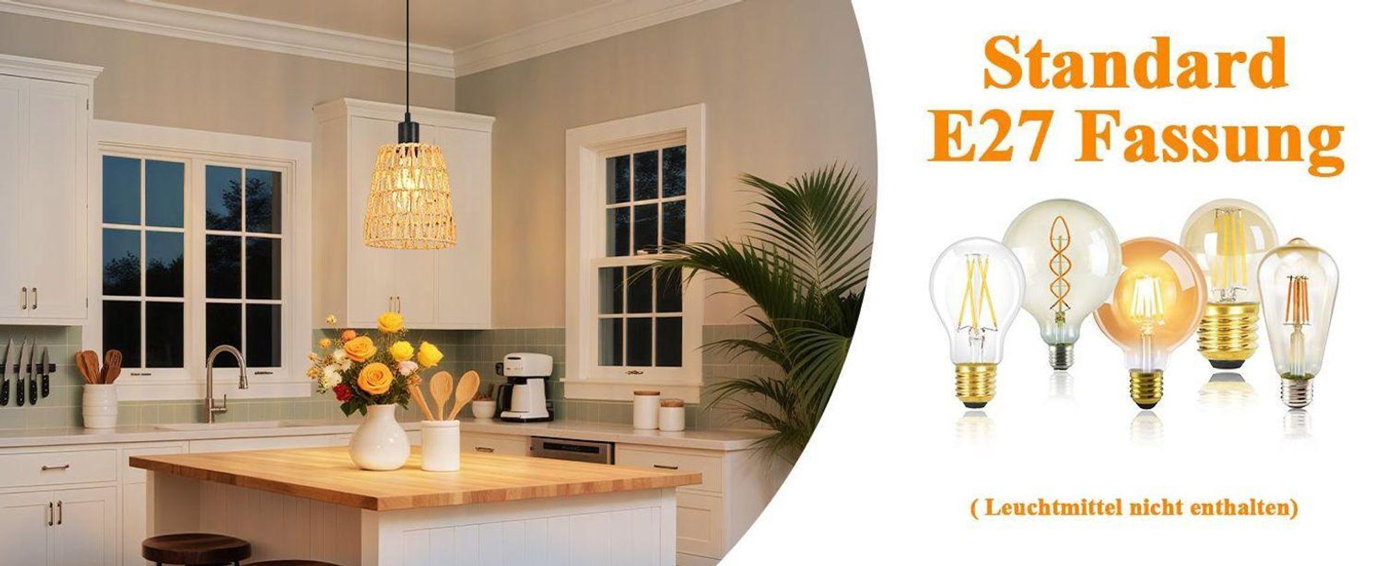 Lámpara colgante ZMH estilo boho, de ratán, con una luz, ideal para el comedor. Lámpara vintage, trenzada, con pantalla y cuerda de cáñamo. Lámpara colgante E27 para comedor
