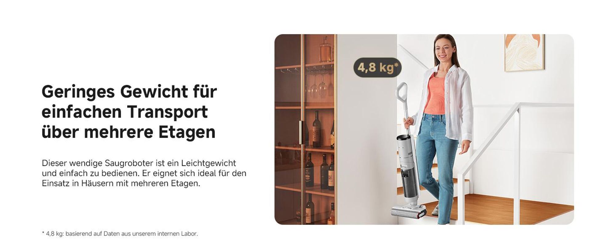 Dreame G10 Pro Nass- und Trockensauger mit Wischfunktion,Alles-in-einem,Selbstreinigung,Kantenreinigung,selbstfahrende Staubsauger-Wisch-Kombination