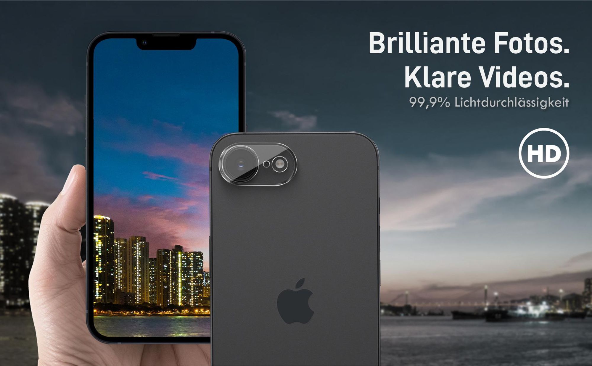 Brilliante Bildqualität mit dem Apple iPhone 16e dank 99,9% Lichtdurchlässigkeit