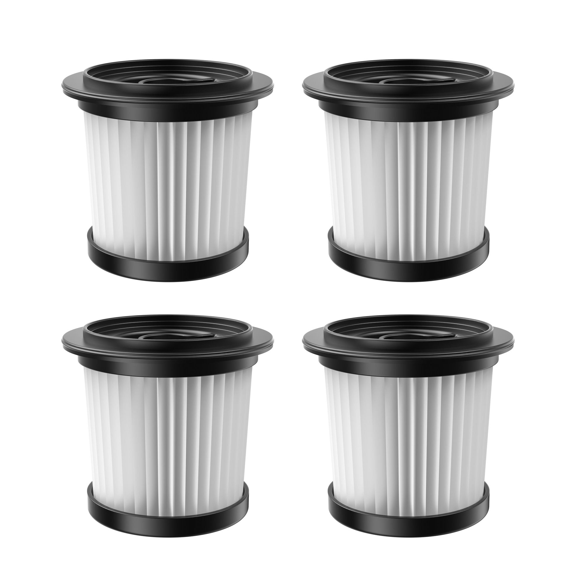 Lubluelu P4 Ersatzfilter HEPA Filter 4 Stück Staubfilter Zubehör für Akku Staubsauger Kabelloser Handstaubsauger