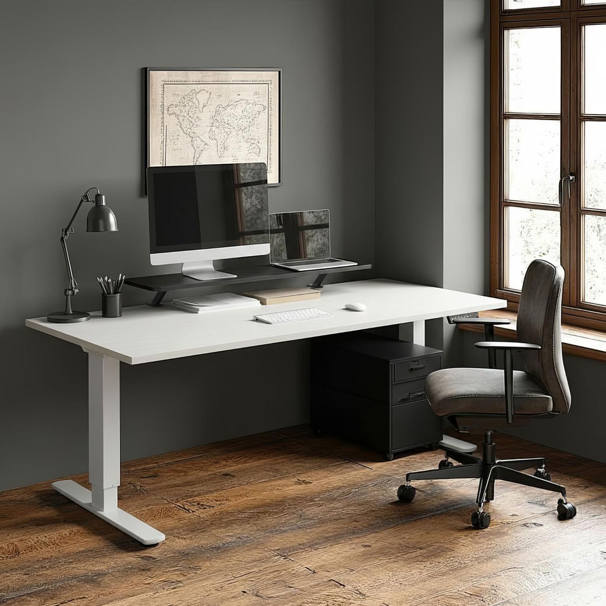 Maclean Monitor shelf desk mount Ergo Office ER-40