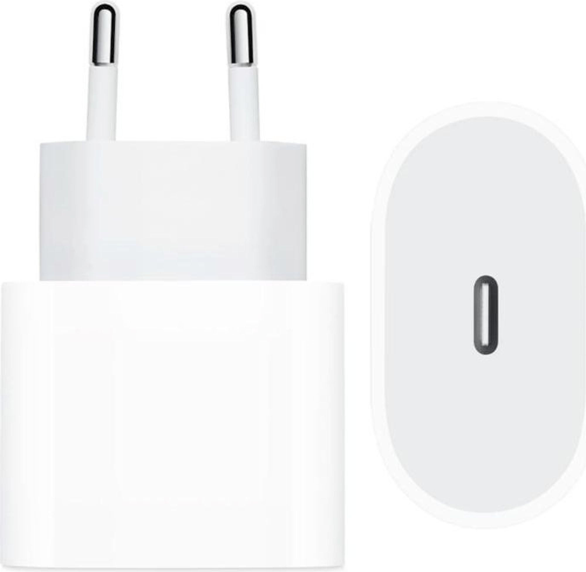 USB-C Power Adapter Ladegerät 20 W Netzteil Ladestecker weiß für iPhone iPad