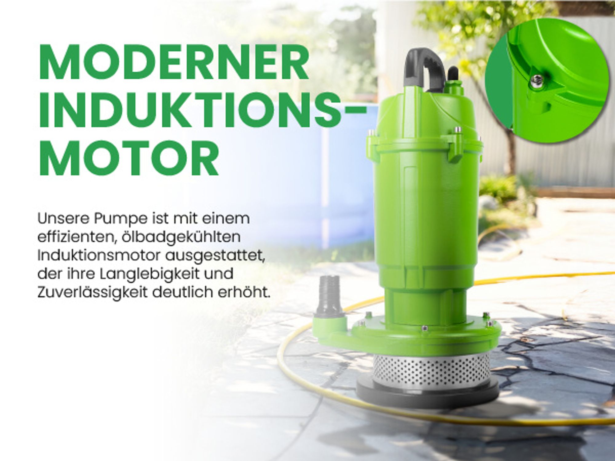 Saubere Brunnenwasser Tauchpumpe 480W