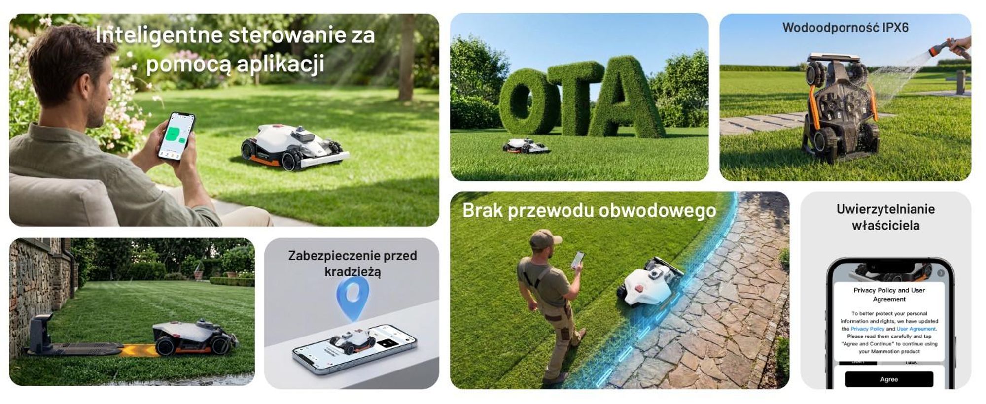 Robotická kosačka Mammotion LUBA 3 AWD 1500 bez ohraničujúceho drôtu do 1500 m² 360 LiDAR + duálna kamera AI Vision 80% sklon 4G modul APP