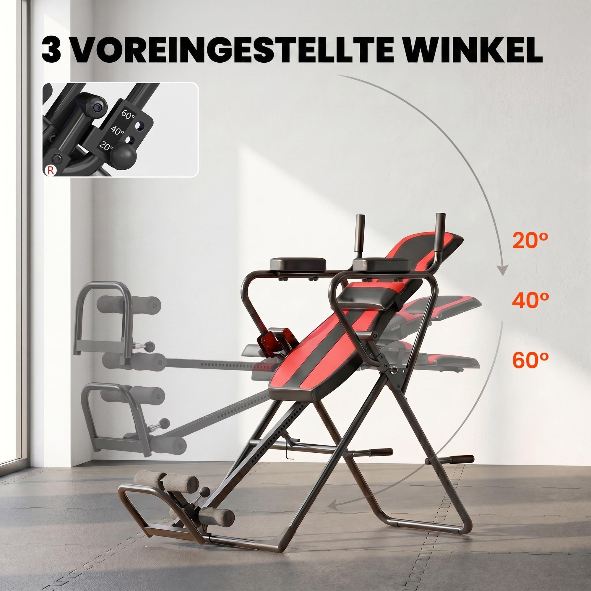 Klimmzugstange Rückentrainingsgerät