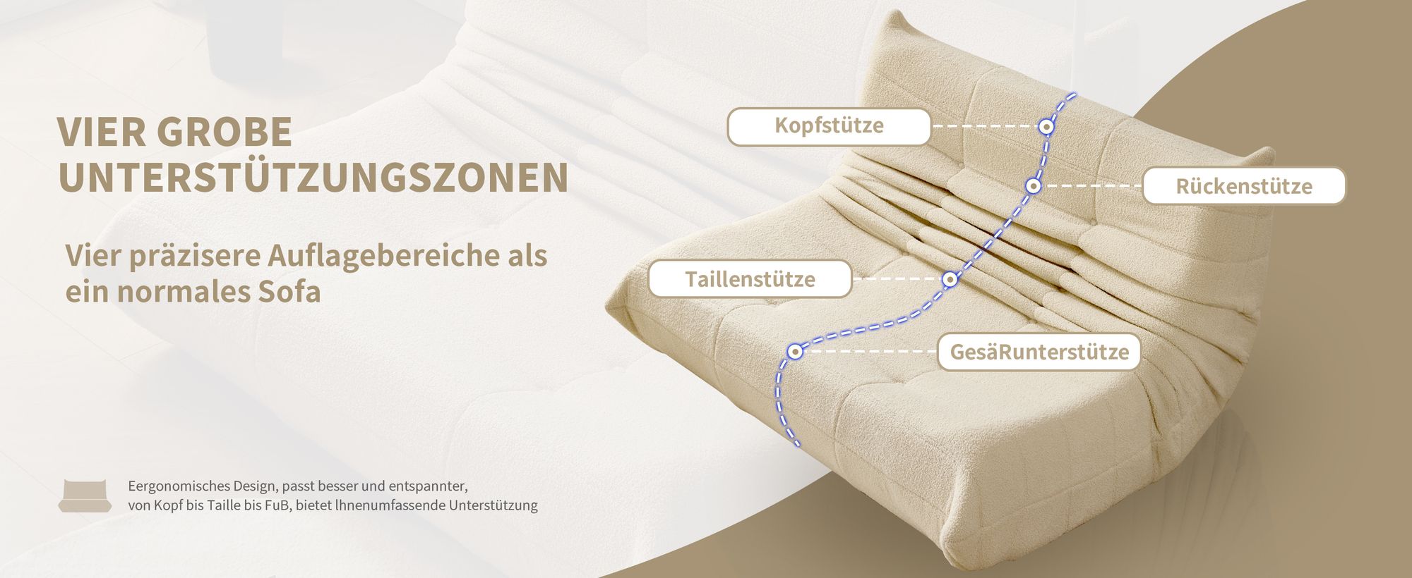 Klassische Sessel, Schlafsofas, sitzkissen boden, Lazy Sofa, Bean bag, für Schlafzimmer, Sitzsack
