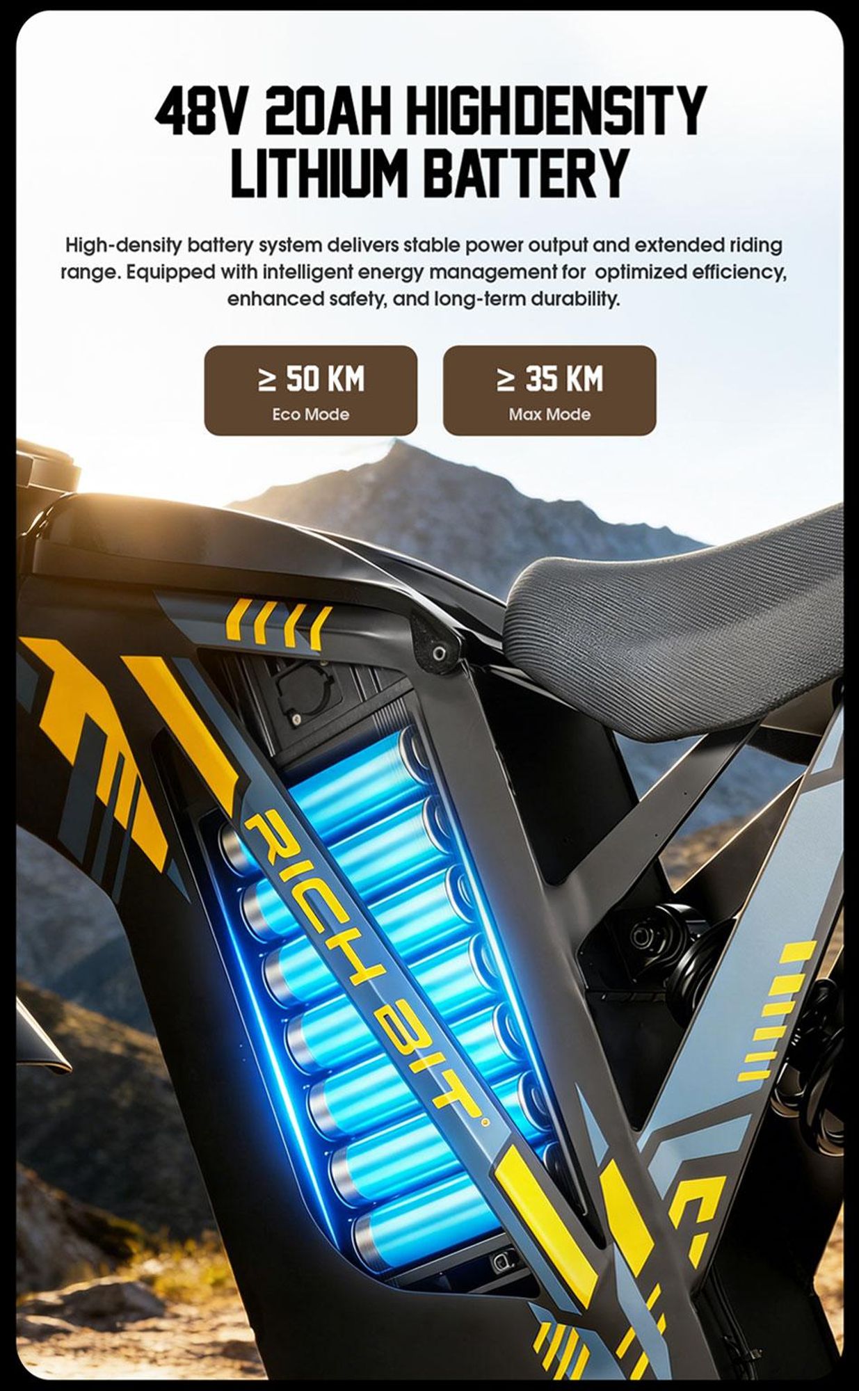 V9 Elektryczny motocykl enduro, 48V 20Ah, 17 cali, pełna amortyzacja, hydrauliczne hamulce tarczowe