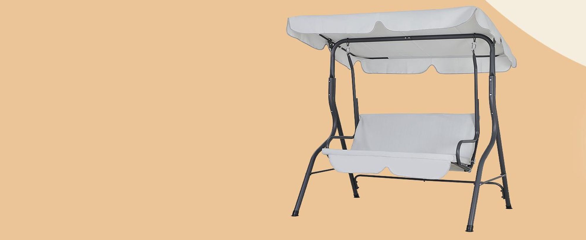 Kingsleeve® Hollywoodschaukel Abdeckung 3-Sitzer 210x150x150cm Winterfest Abdeckplane Wasserdicht Schutzhülle Gartenmöbel Abdeckhaube Schaukel