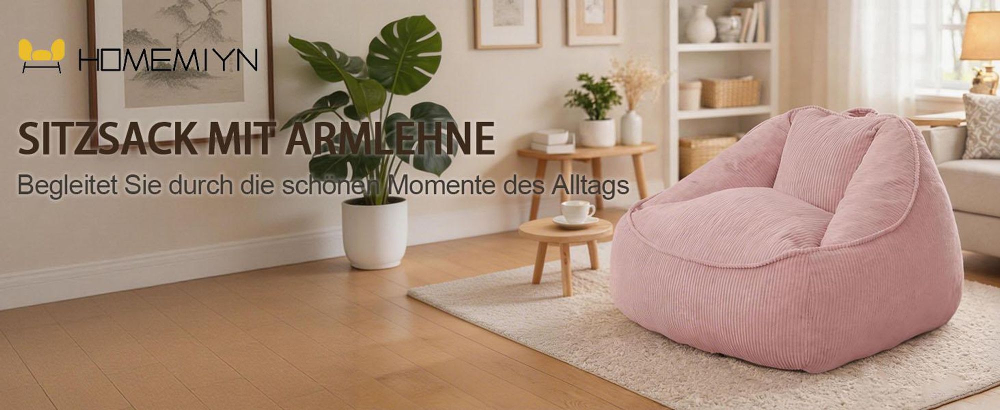 Übergroßer Sitzsack für Erwachsene, Füllung aus Schaumstoffflocken, flauschiges Bodensofa, birnenförmig, Grau