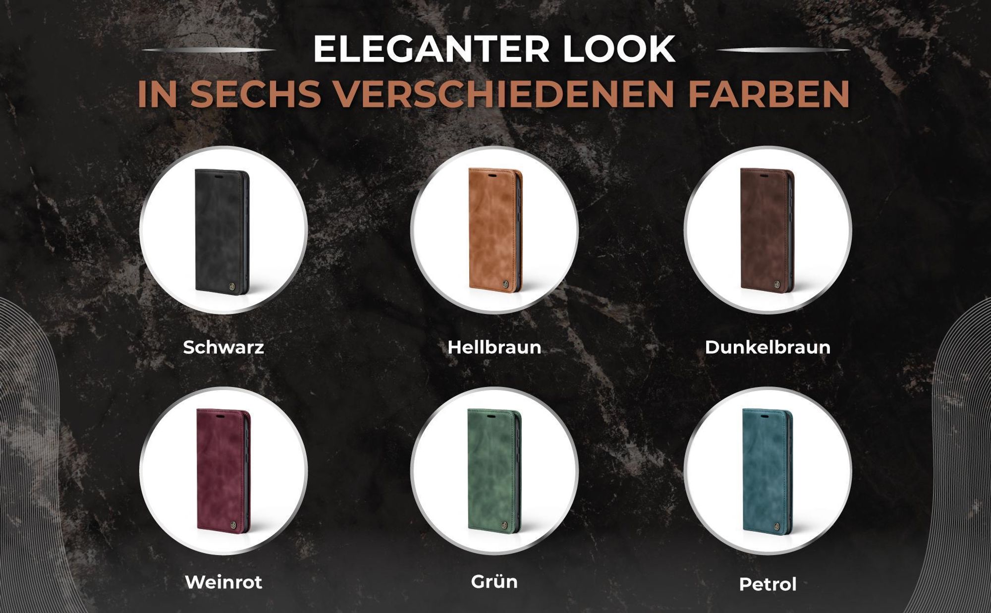 Flip-Hüllen für Xiaomi Redmi A7 Pro in verschiedenen Farben und elegantem Design