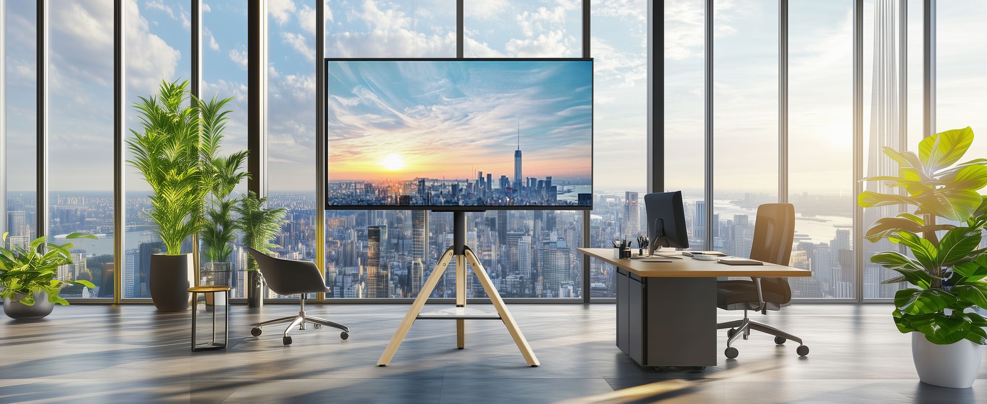 WISFOR TV Standfuss Höhenverstellbar EXTRA STABIL, TV Ständer mit Ablagen aus Marmor, für 40-75 Zoll Fernsehstand, VESA 600x400mm, bis Max 40kg