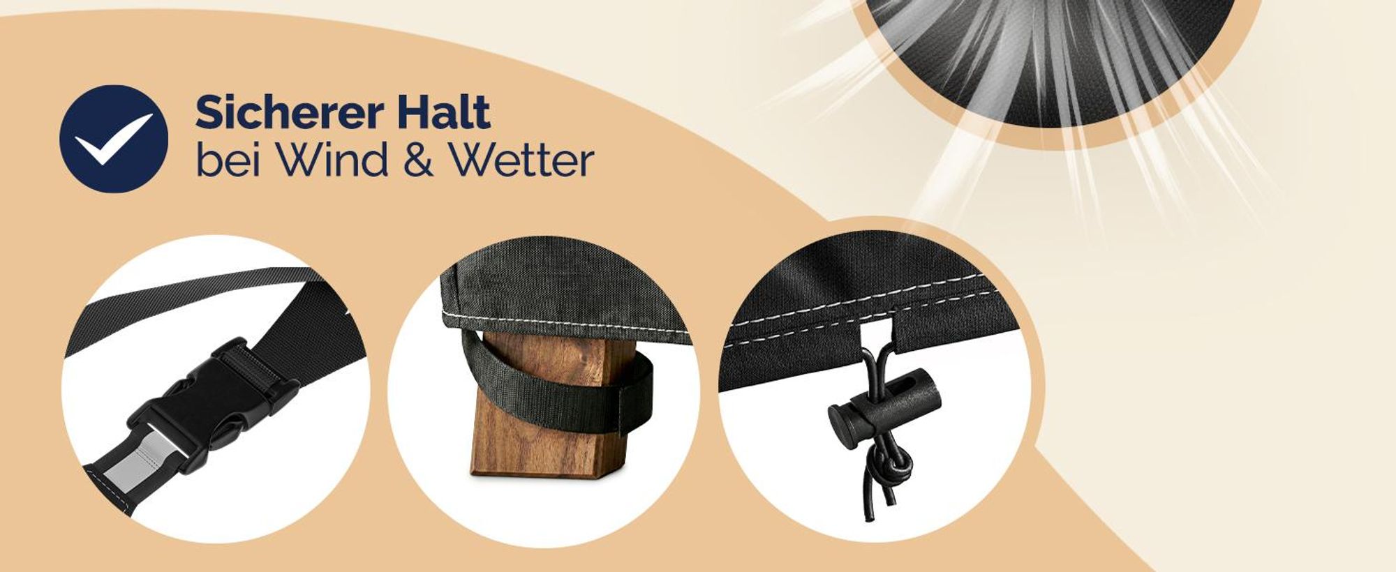 Kingsleeve® Abdeckung Gartenmöbel 180x120x74cm Wasserdicht Winterfest Abdeckplane Balkonmöbel Set Schutzhülle Abdeckhaube Gartentisch Gartenlounge