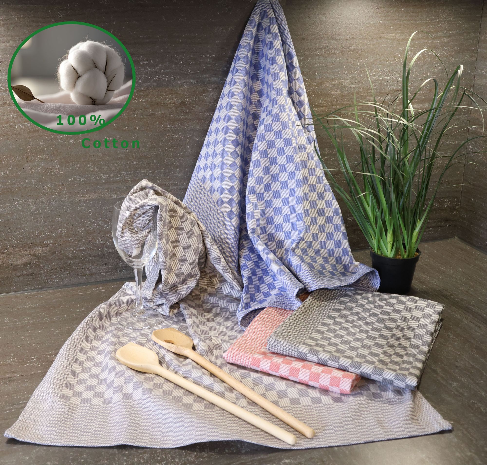 Betz 5er Set 50x70cm Geschirrtücher Baumwolle Meinor strapazierfähig und saugstark trocknergeeignet - Gastronomiequalität - Geschirrtücher schwarz
