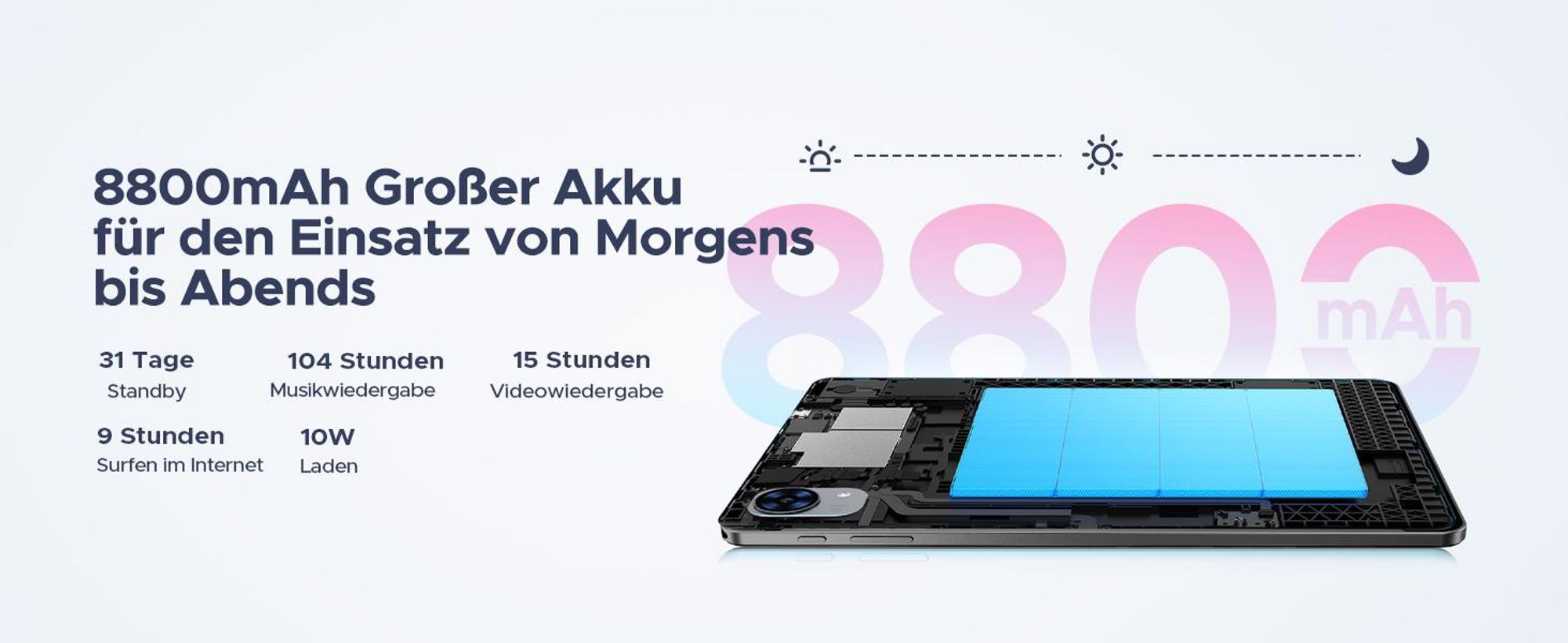 POCKAM P10 PRO 48(8+40)GB+128GB, 10 Zoll, Android 16, 8800mAh, mit Tastatur/Maus/Stift/Hülle usw, BT5.0, 5G WiFi, Gemini AI, 3.5mm Kopfhöreranschluss