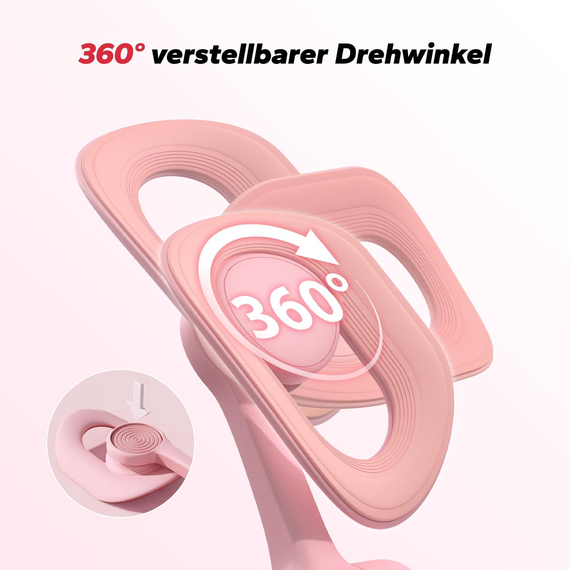 Beckenbodentrainer, Oberschenkeltrainer, Beintrainer für Frauen, Postnatale Rückbildung, Widerstandsbänder, tragbar