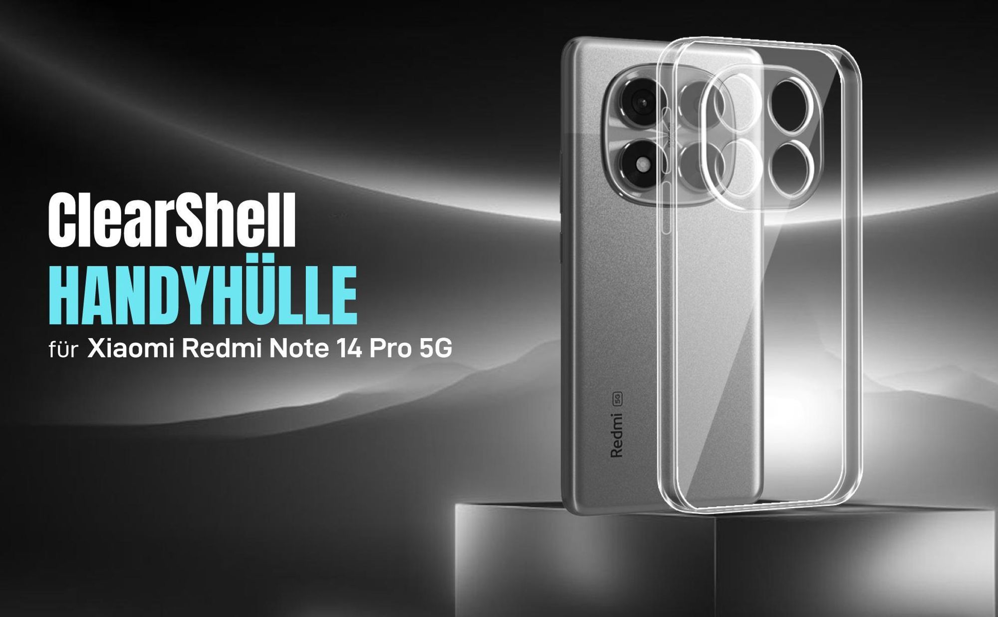 Transparente TPU Handyhülle mit optimiertem Schutz für Xiaomi Redmi Note 14 Pro 5G
