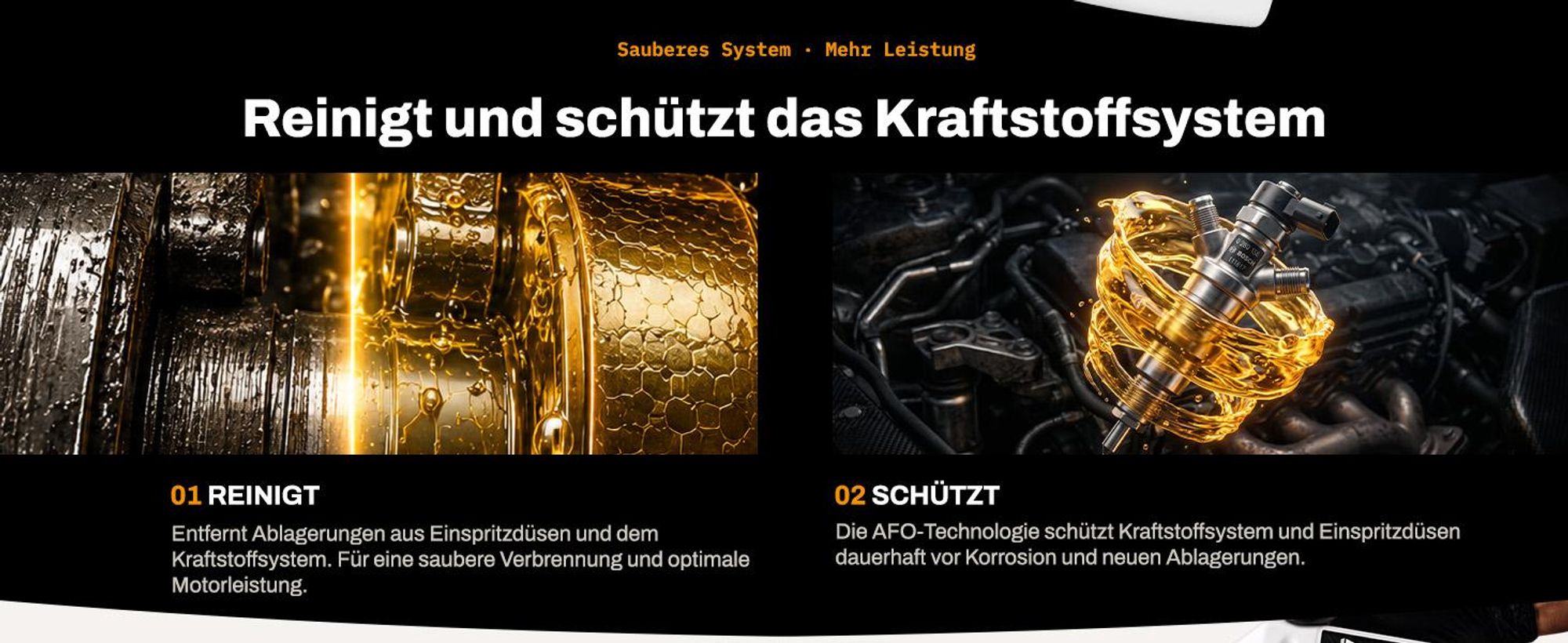 Metal Guard Fuel Additive 1L Kraftstoffadditiv Diesel Benzin DPF GPF Schutz Reinigung Schmierung für Injektoren Pumpen Tuning