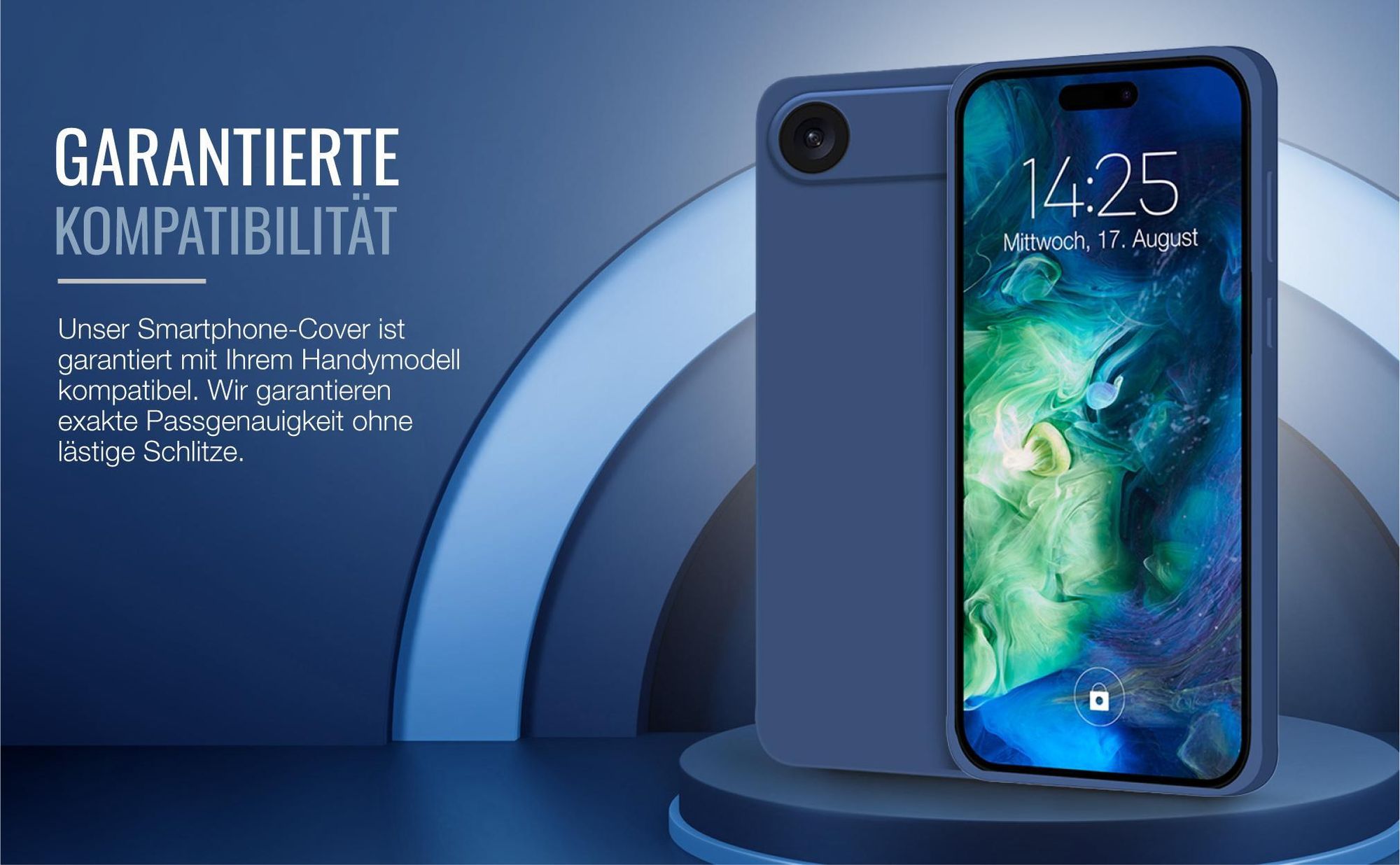 Exakt passgenaues Smartphone Backcover in Blau für Apple iPhone 17 Air