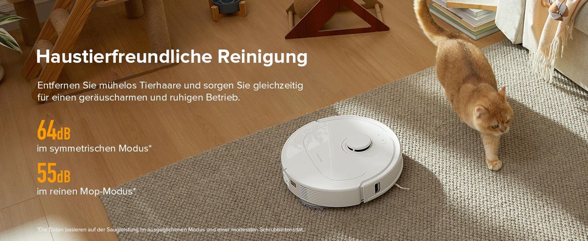 Roborock QV 35A Staubsauger Roboter 8.000pa(Upgrade von Qrevo/Qrevo Plus),Anti-Verfilzungs-Seitenbürste, PreciSense LiDAR, All-in-One Dock, Weiß