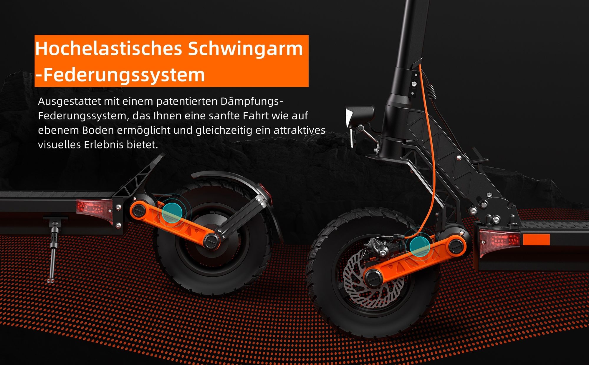 Joyor S8 – Federungssystem Detail