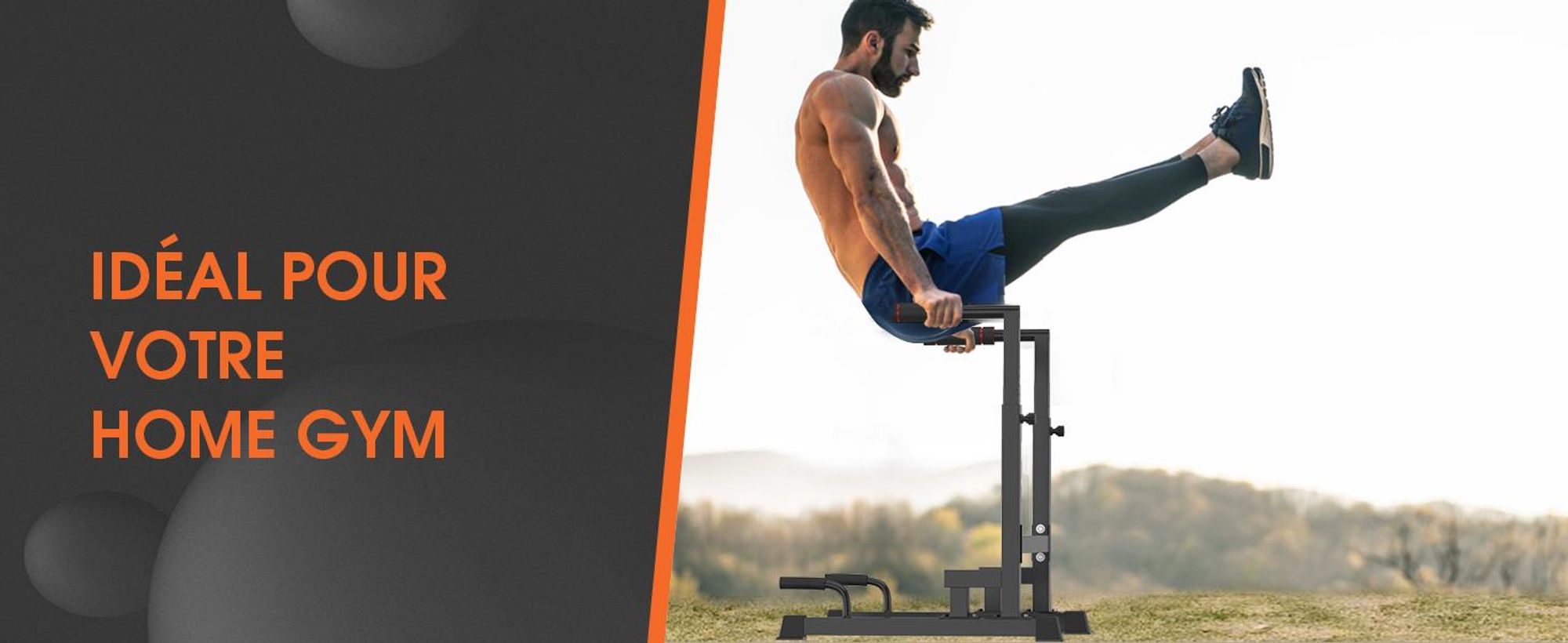 DH FitLife Barres de Dips Réglables (100-130 cm, 9 Niveaux) – Station de Musculation pour Entraînement à Domicile, Parallettes Calisthenics