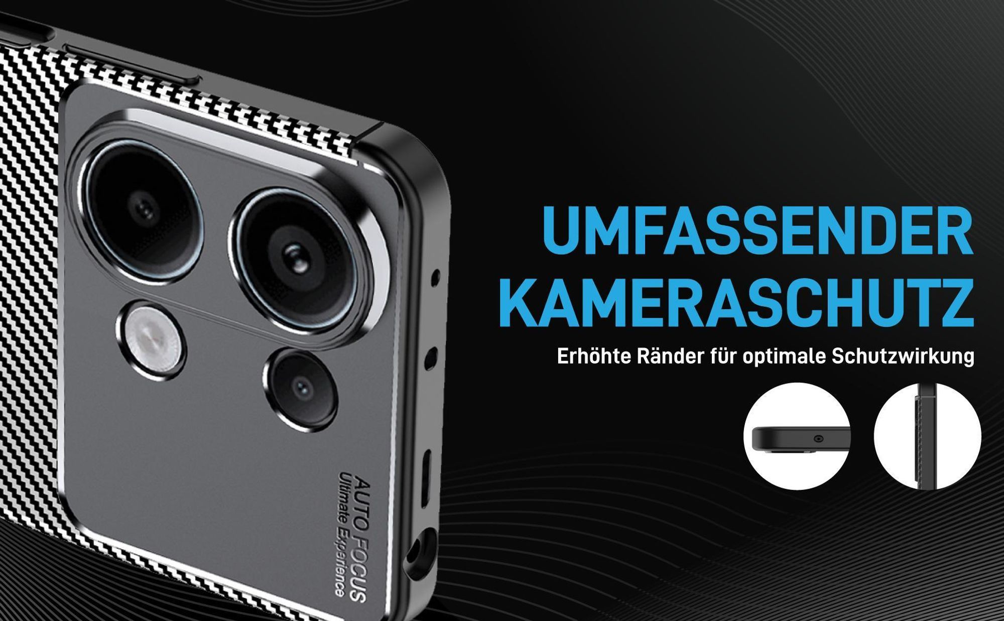 Stoßfestes Handy Case mit Kameraschutz für Xiaomi Redmi Note 13 Pro