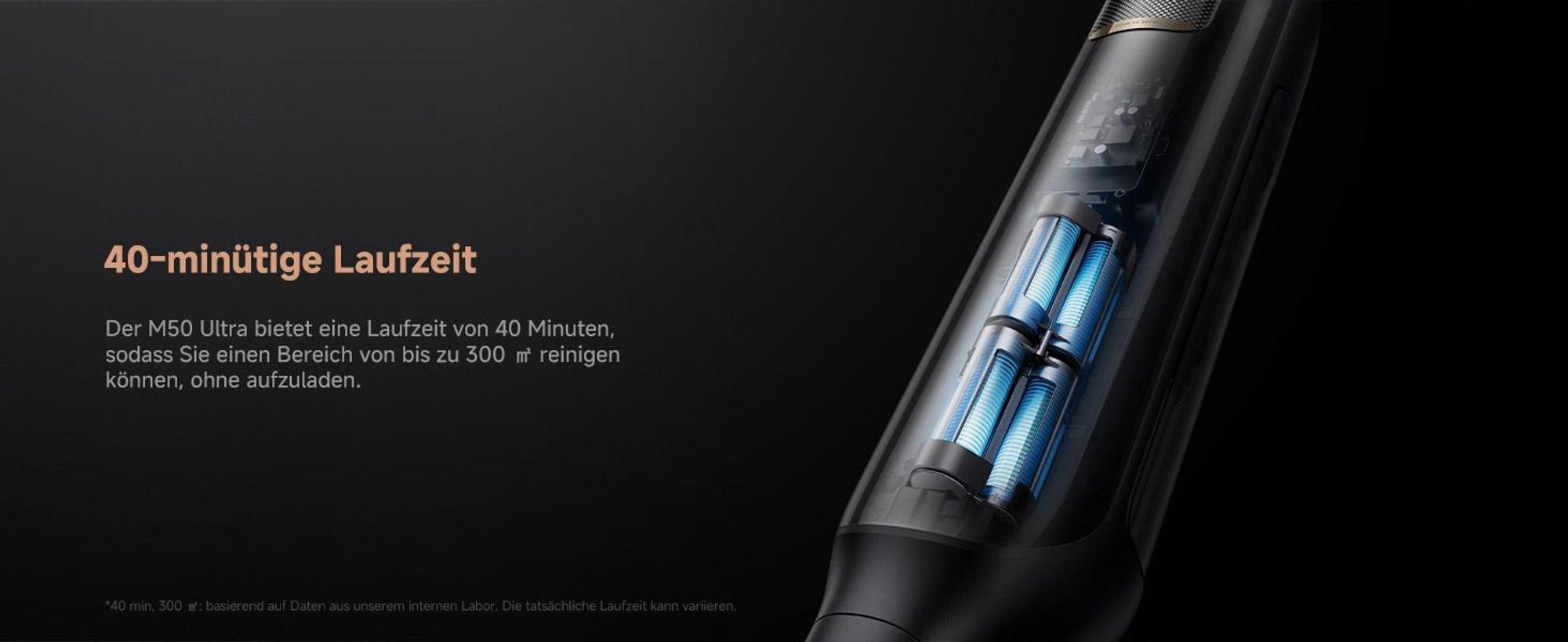 MOVA M50 Ultra Nass- und Trockensauger 22000Pa EdgeCoverage™ KI, 180°-Design, klappbarer Griff, 100°C Bürstenreinigung