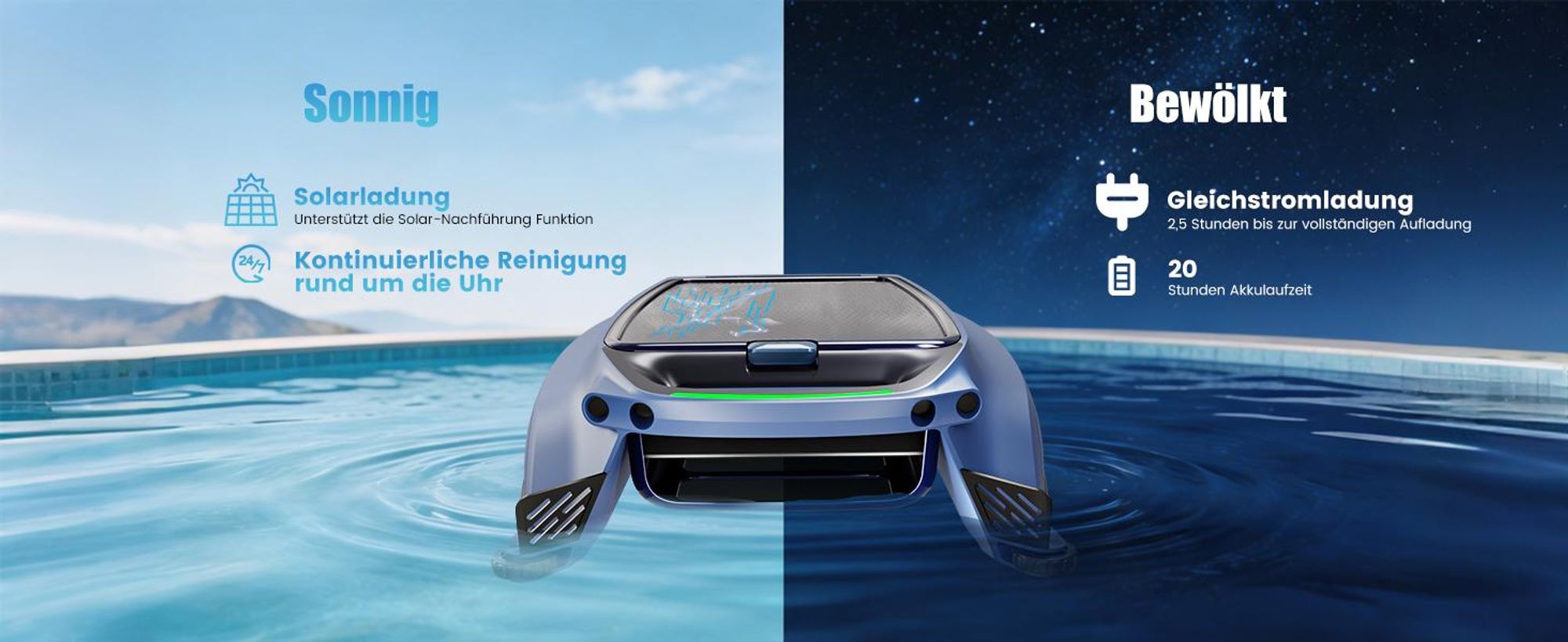 AIRROBO SP200 Poolroboter Roboter-Poolreiniger für die Wasseroberfläche